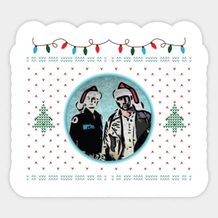 HaughtBadge Christmas Sticker